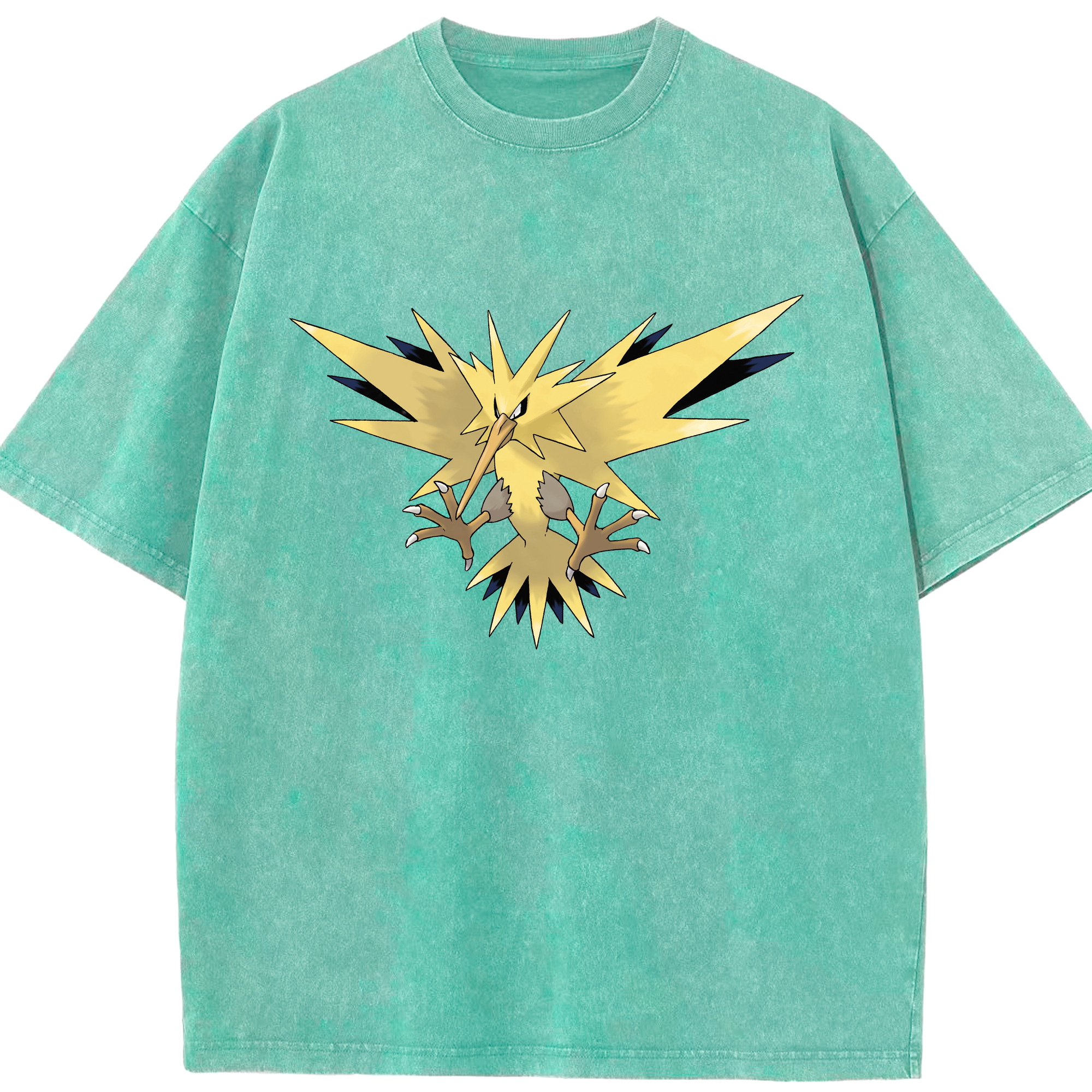 （画像用） ポケットモンスター Pokémon 綿100% ヴィンテージ風 半袖Tシャツ（フロントプリント）